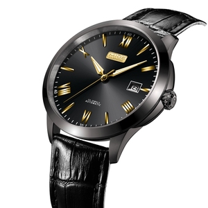 Reloj Mecánico Automático con Logotipo Personalizado de Fábrica OEM para Hombre, Acero Inoxidable 316L, Zafiro, Relojes de Cuero Genuino de Lujo - Product Image 1