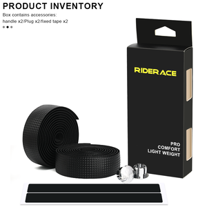 RIDERACE 1 Par de Cintas para <span class=keywords><strong>Manillar</strong></span> de Bicicleta con Patrón de Carbono, Antideslizantes y Cómodas, Accesorios para Ciclismo - Product Image 5