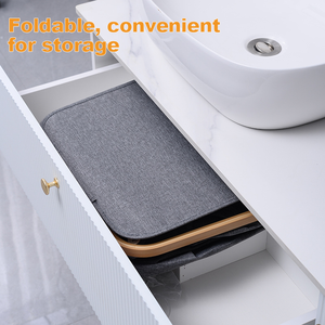 سلة غسيل قابلة للطي من الخيزران بالجملة مع أغطية، سلة غسيل معدنية قابلة للتخصيص الحجم للتخزين المنزلي - Product Image 2