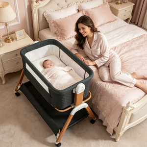 Lit cododo réglable en hauteur pour bébé, berceau à bascule pour nourrisson, lit d'appoint pour tout-petit, berceau pour nouveau-né, lit <span class=keywords><strong>de</strong></span> bébé - Product Image 1