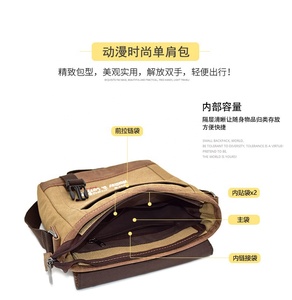 Phim hoạt hình Mới Túi một pieced kéo-on bóng jujutsu kaisen Messenger Túi vải Vai Túi phim hoạt hình phim hoạt hình ba lô - Product Image 4