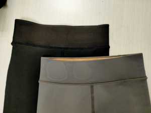 <span class=keywords><strong>Collants</strong></span> en polaire translucides effet faux pantalon pour femme, couleur unie, coupe ajustée, extensibles, pour l'hiver et l'extérieur - Product Image 3