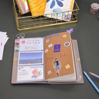 Carnet de voyage en cuir souple personnalisé avec logo, agenda portable pour étudiant avec pages rechargeables, carnet promotionnel – Vente chaude