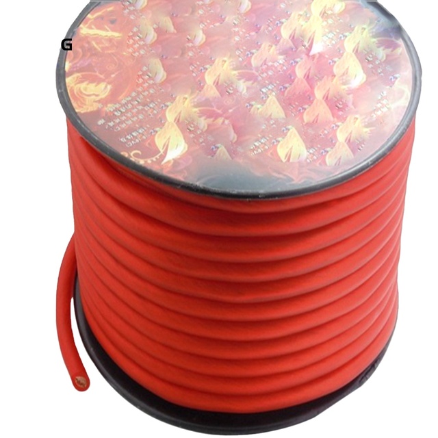 4/6/8/10GA Pure Copper Car Audio Power Supply Cord Environmental protection Car Power Cable