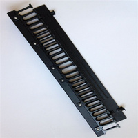 Nouveau support de fil Design Cat5e / Cat6 gestion de câble câble réseau 19 pouces armoire réseau gestion de câble réseau