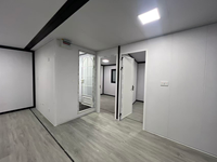 Structure en acier, imperméable et respirante, maison mobile préfabriquée moderne de 20 pieds, pliable et extensible, hôtel conteneur, salle de bain
