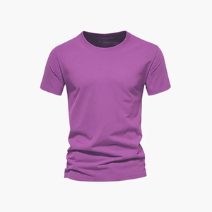 T-shirt à col rond pour homme, fabrication directe d'usine, vêtements en coton de qualité supérieure, personnalisation de la marque, fabricant de vêtements à étiquette privée - Product Image 5