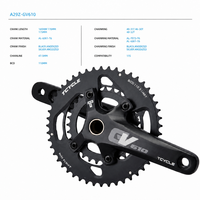 Pédalier VTT 34T BCD104 en alliage d'aluminium CNC, rouge personnalisé, avec bras de manivelle 1X à chaîne unique, pièces de vélo OEM ODM, vente en gros directe usine