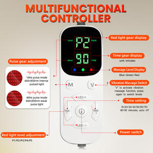 Rodillera de Terapia de Luz Roja de Alta Potencia de 24 W con Vibración, Masaje de Rodilla con Calor, Terapia de Luz Infrarroja para el Alivio del Dolor de Rodilla - Product Image 4
