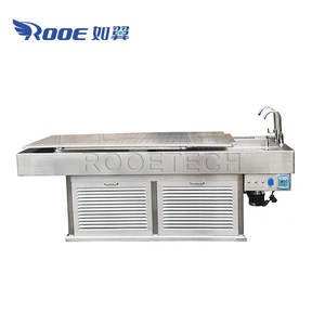 Table de <span class=keywords><strong>lavage</strong></span> d'embaumement et d'autopsie <span class=keywords><strong>mortuaire</strong></span> à ventilation multifonctionnelle de luxe avec balance électronique de 500kg - Product Image 1