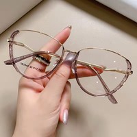 Awaytr — lunettes optiques, monture métallique, lunettes yeux de chat, pour femmes et hommes, 2022
