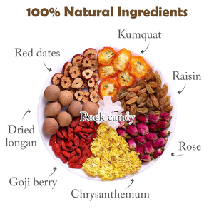 Etiqueta privada Red Dat Wolfberry Crisantemo Rosa Mezcla Fruta Energía <span class=keywords><strong>vital</strong></span> Té <span class=keywords><strong>de</strong></span> circulación sanguínea - Product Image 3