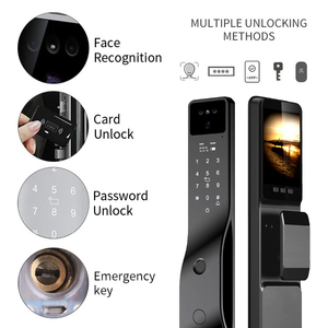 Tysh Tự Động Điện Tử Vân Tay Sinh Trắc Học Khóa Wifi Thông Minh Khóa Tuya 3D Nhận Dạng Khuôn Mặt Kỹ Thuật Số Cửa Khóa Với Máy Ảnh - Product Image 3