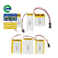 Enerforce OEM 3.7V Petite batterie au lithium polymère 502030/602030/200-650mAh Pouch Lithium Ion Headset Battery