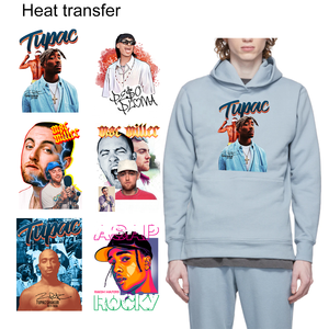 Transferts thermiques DTF pour T-shirts : Nouveaux designs de mode rappeur, vinyle de transfert thermique, logos personnalisés, motifs d'impression par transfert - Product Image 5