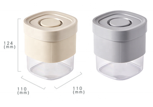 กล่องพลาสติกเก็บอาหารเกรดอาหารในครัวกระป๋องใสขนมถั่วกระป๋องเก็บชา - Product Image 6