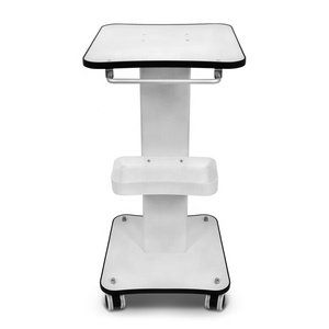 Chariot de Salon Moderne en Acier Inoxydable à 4 Roues, Écologique, Facile à Déplacer, Tiroirs Rotatifs à 360° pour Salon de Coiffure, Institut de Beauté et Spa - Product Image 1