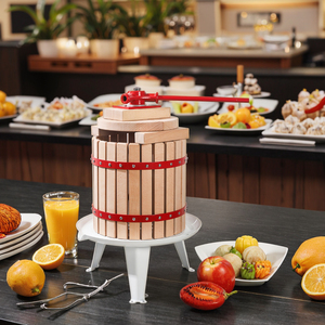 เครื่องคั้นน้ำส้มแบบพกพา30L ด้วยมือสำหรับบ้านโรงแรมและร้านอาหารเครื่องคั้นไวน์ผักและผลไม้แบบเกลียวสำหรับร้านอาหาร - Product Image 2