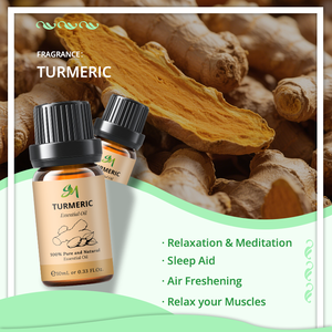 น้ำมันหอมระเหยขมิ้น100% ธรรมชาติบริสุทธิ์สำหรับออกกำลังกายโยคะ - Product Image 2