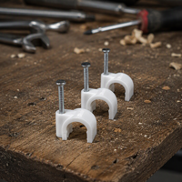 Attaches-câbles circulaires en nylon de 4 mm, 5 mm, 6 mm, 7 mm, 8 mm