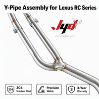 Tuyau d'échappement intermédiaire JYD pour Lexus RC200 RC300 2.0T 2012-2020, en acier inoxydable 304, système d'échappement de performance racing