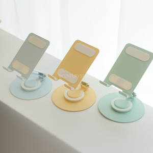 Visenmo All Metal Phone Stand 360 Degree Rotating Folding Desk <b>Holder</b> For Mobile <b>Tablet</b> Watching Videos - Product Image 2