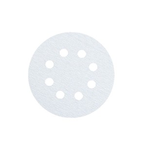 Papiers abrasifs floqués Jingwu de 5 pouces à 8 trous, P320, disques auto-adhésifs pour le ponçage, le polissage, l'élimination de la rouille des métaux automobiles - Product Image 3