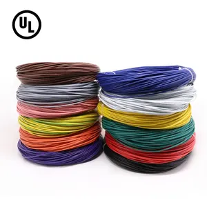 Kualitas tinggi kabel transformer konduktor tembaga timah terjalin 10Awg 12Awg 14Awg 16Awg 18Awg 22Awg UL1007 untuk peralatan