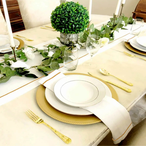 ผ้าเช็ดปากคอตตอนพร้อมโลโก้ผ้าปักลายโมโนแกรมสำหรับงานแต่งงาน - Product Image 3