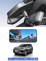 Caméra embarquée 4G Holroadx pour Lexus LX600/LX700h 2022-2025 avec vision nocturne, capteur G, enregistrement en boucle, surveillance de stationnement 24h/24, GPS, carte SIM, Plug & Play