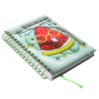 Carnet de notes personnalisé A5 avec logo scolaire, spirale, haute qualité, vente en gros, fourniture d'usine, logo sur mesure