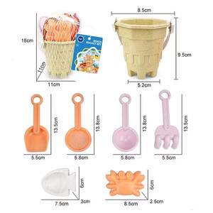 Adorables jouets De plage d'été pour enfants, jouets De plage et De sable, <span class=keywords><strong>mots</strong></span> croisés, ensemble De seau, sac, jouets De plage - Product Image 3