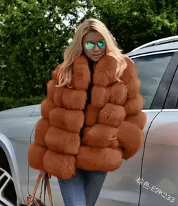 Cappotto di pelliccia all'ingrosso per abbigliamento invernale caldo 2021 capispalla giacca di peluche per donna
