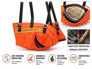 <span class=keywords><strong>Gilet</strong></span> de protection de luxe Hound Armor <span class=keywords><strong>pour</strong></span> <span class=keywords><strong>chien</strong></span> de chasse Dogo, anti-coupure, anti-morsure, <span class=keywords><strong>en</strong></span> tissu <span class=keywords><strong>Kevlar</strong></span> matelassé, toutes saisons - Product Image 2