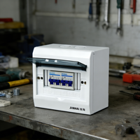 Boîtier de distribution électrique en métal sur mesure pour intérieur, 6 voies, type surface, boîte de disjoncteurs, équipement de distribution d'énergie, indice de protection IP30, 220V-380V, 150A