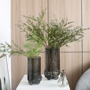 Jarrón de Vidrio Transparente, Estilo Nórdico, de Alta Gama, para Hoteles, Modelo de Habitación, Estilo Ligero y Lujoso, Creativo, para Arreglos Florales - Product Image 6