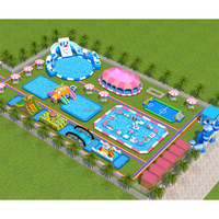 Jeu d'obstacle d'eau de piscine gonflable de parc aquatique flottant gonflable pour le sport aquatique d'été d'enfants