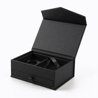 Boîte à tiroir à ruban magnétique recyclable personnalisée pour cosmétiques parfums et emballages cadeaux pour crèmes pour le visage et les yeux avec impression en relief