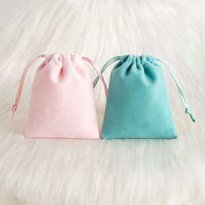 Custom <b>Gift</b> Jewelry Packaging <b>Bag</b> Velvet Drawstring Dust Pouch Custom <b>Gift</b> Colors <b>Luxury</b> Recyclable Velvet <b>Bags</b> - Product Image 5