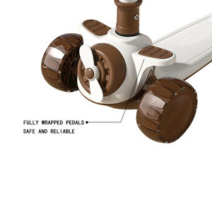 Bicicletta Scooter per bambini musica pieghevole metro alto 3-6 anni bambino Scooter può sedersi può far scorrere Yo Yo auto - Product Image 6