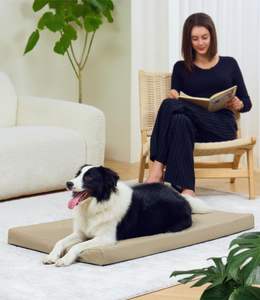 Al Aire Libre de imitación con cubiertas impermeables ortopédico gran caja Mat cuero perro aislado gato masticar prueba perro cama a prueba de desgarro cama para mascotas - Product Image 4