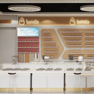 <span class=keywords><strong>Vitrine</strong></span> de présentation de lunettes de soleil personnalisable, mobilier élégant pour magasin de <span class=keywords><strong>d</strong></span>étail, comptoir à lunettes pour centre commercial - Product Image 4