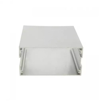 Boîtier en aluminium anodisé Boîtiers d'instruments électroniques en métal Boîtier PCB Boîte à rail Din
