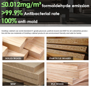 Gabinete Goldtop personalizado <span class=keywords><strong>de</strong></span> fábrica, venta al por mayor, tocador <span class=keywords><strong>de</strong></span> baño <span class=keywords><strong>de</strong></span> madera contrachapada, diseño plano, tocador <span class=keywords><strong>de</strong></span> baño sin marco para <span class=keywords><strong>alquiler</strong></span> <span class=keywords><strong>de</strong></span> apartamento - Product Image 5