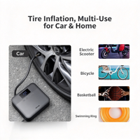Compresseur d'air portable 70mai Lite pour pneus de voiture, gonflage rapide, outil multifonctionnel pour véhicule