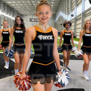 Nouvelle Collection 2026 : Tenue d'entraînement All-Star pour Jeunes, Détails Brillants, Style Tendance pour l'Entraînement et les Performances de Cheerleading - Product Image 5