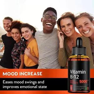 OEM <span class=keywords><strong>Vitamin</strong></span> <span class=keywords><strong>B12</strong></span> Ekstra Kuat 5000mcg Tetes Cair <span class=keywords><strong>500</strong></span> Porsi Pendukung Energi & Suasana Hati Suplemen Diet Vegan - Product Image 4