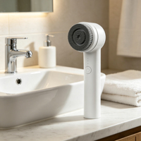 Brosse nettoyante faciale verticale populaire, étanche, pour un nettoyage en profondeur, avec 3 niveaux réglables et outil de spa pour le nettoyage des pores à domicile