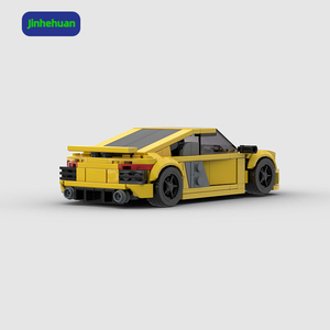 Kreative Baustein Spielzeug montiert Abs Mini Modell Spielzeug autos Kunststoff Moc kleine Mini Ziegel Baustein Sets für Jungen - Product Image 2