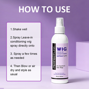 <span class=keywords><strong>Spray</strong></span> démêlant et revitalisant sans rinçage PH6 pour perruques synthétiques – Brillance accrue et contrôle des frisottis - Product Image 6